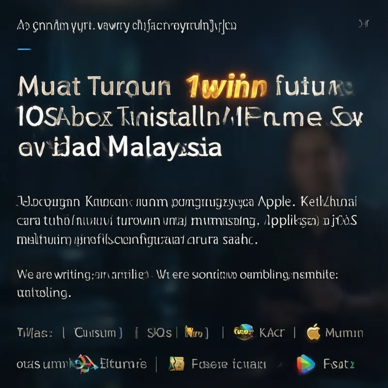 Antara muka aplikasi 1win pada iPhone dan iPad Malaysia